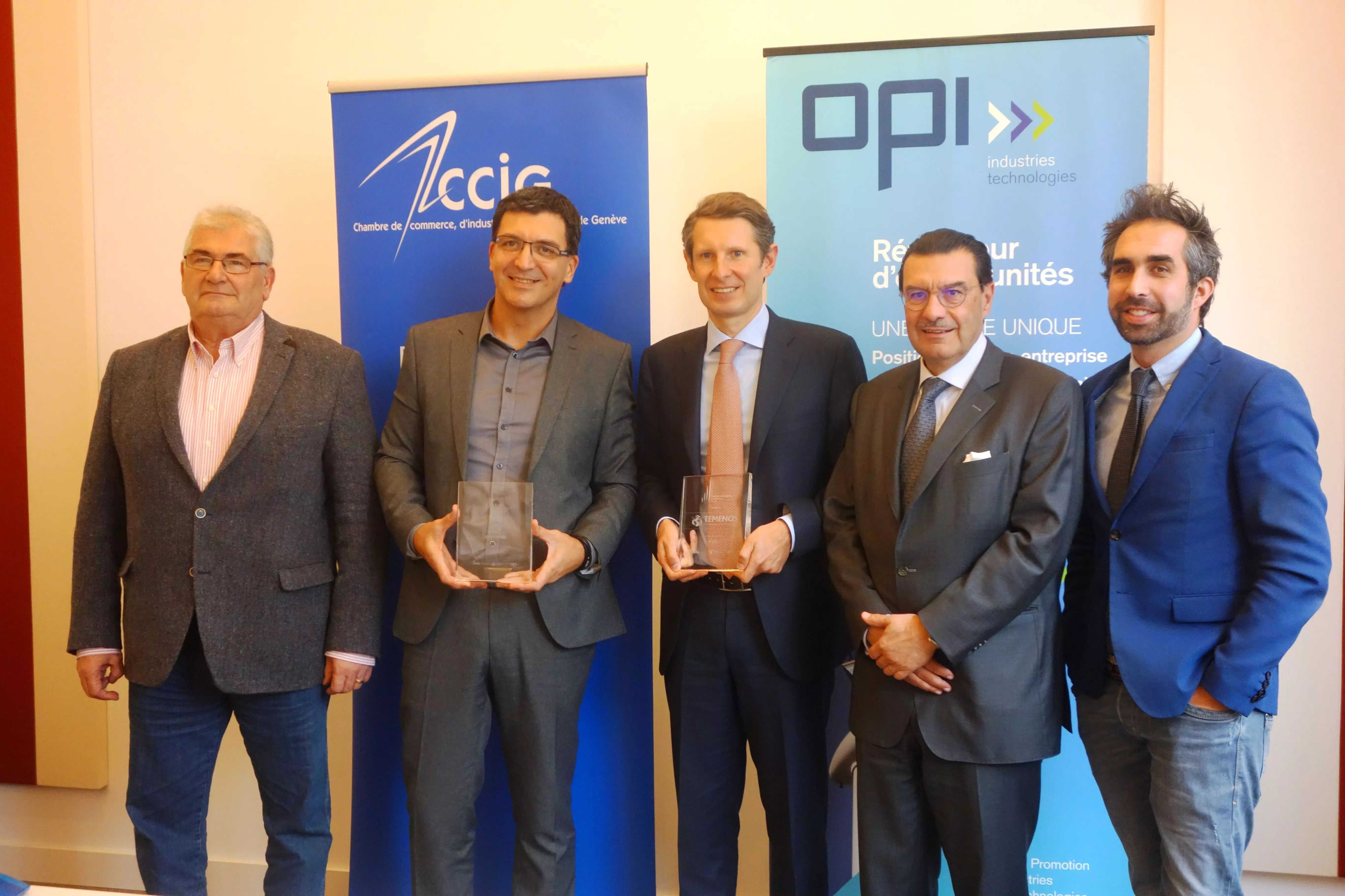 Lauréats 2018 Prix économie genevoise et Prix innovation